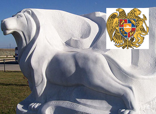 Ermenistan armasına benzeyen heykelin sahibi kendisini savundu