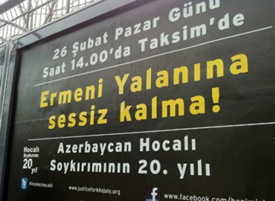 'Hocalı mitingi 2015'e karşı yapıldı'