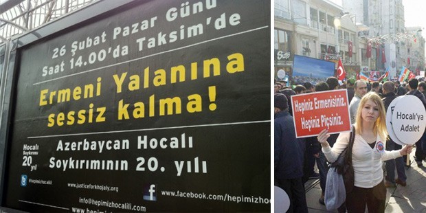 'Hocalı mitingi 2015'e karşı yapıldı'