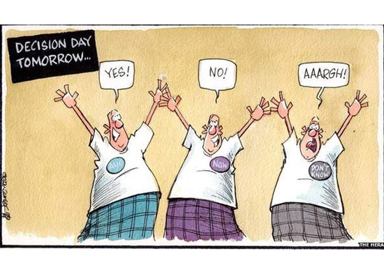 İskoçya'da referandum öncesi son gün