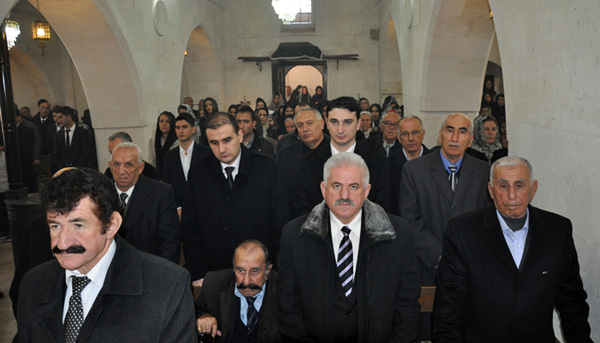 Midyat'ta Süryaniler, Noel Bayramı'nı kutladı