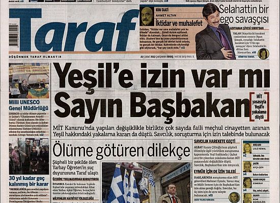 MİT yasasından Yeşil de faydalanıyor