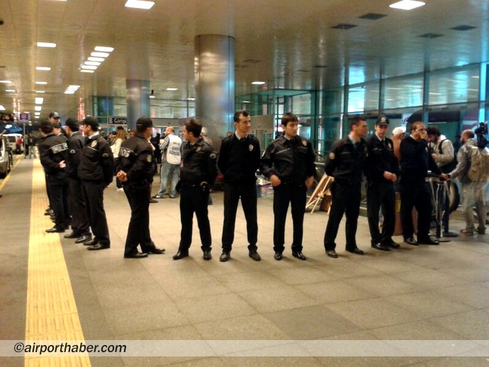 THY grevi polis kordonunda başladı