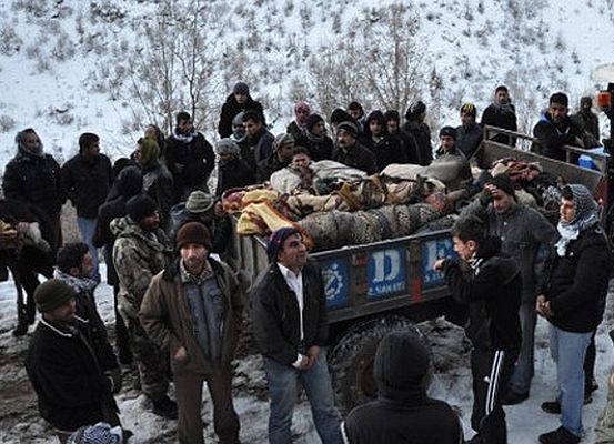 'Silah değil ceset topladık'